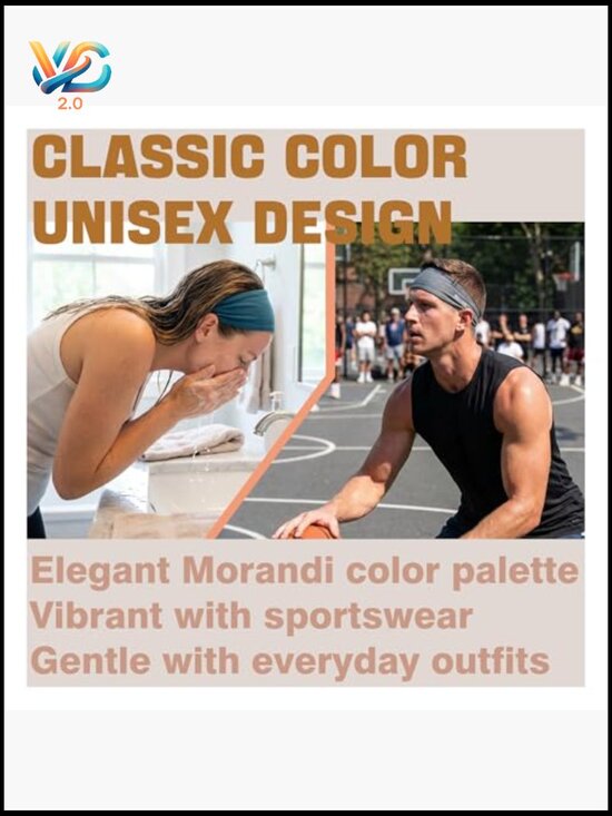 Ultra-Light Wide Headband for Sports Yoga Running Gym Makeup Daily Use main image 5